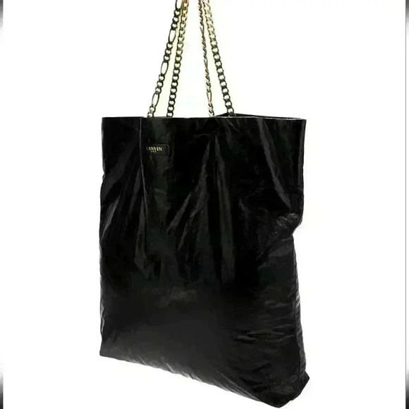 LANVIN Vintage Leather Tote - Picture 3 of 14